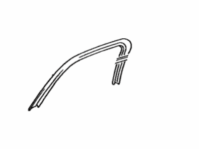 Toyota 62381-32040 Weatherstrip, Roof Side Rail, Front RH
