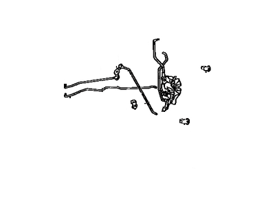 Toyota 69040-AA010 Front Door Lock Assembly, Left