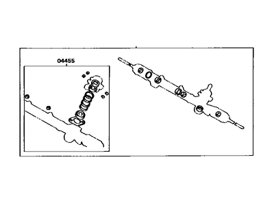 Toyota 04445-06011 Gasket Kit, Power Steering Gear