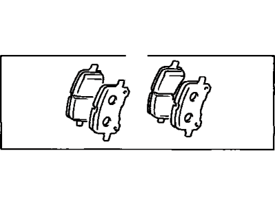 Toyota 04465-02010 Front Pads