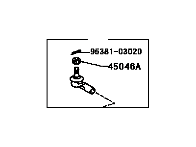 Toyota 45046-39385 Outer Tie Rod