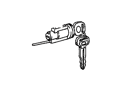 Toyota 69057-12430 Cylinder & Key Set, Ignition Switch Lock