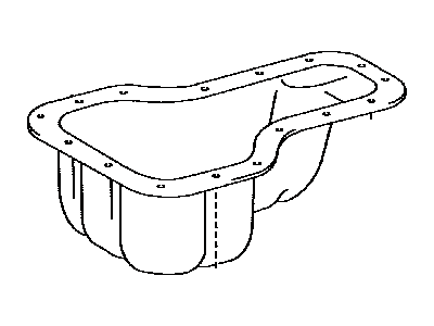 Toyota 12101-22024 Pan Sub-Assembly, Oil