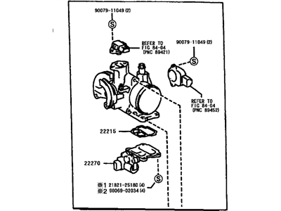 Toyota 22210-0D040 Throttle Body Assembly