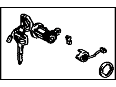 Toyota 69051-23061 Cylinder & Keys