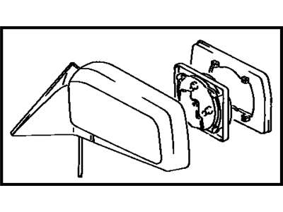 Toyota 87940-22541-01 Mirror Assembly