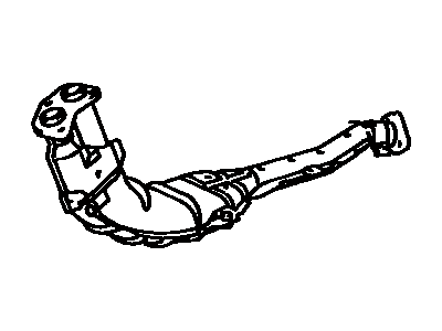 Toyota 17410-43140 Front Pipe