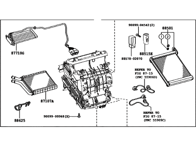 Toyota 87050-42050 Radiator Assy, Air Conditioner