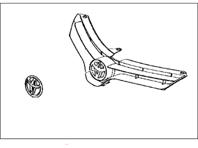 Toyota 53100-02560 Grille Assembly
