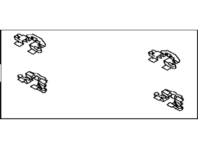 Toyota 04948-02101 Brake Pads Clip