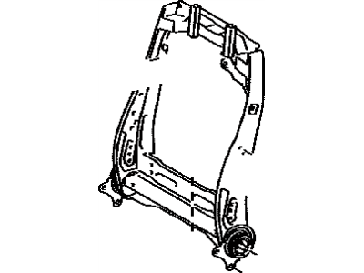 Toyota 71014-AE020 Frame Sub-Assy, Front Seat Back, LH