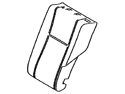 Toyota 71652-02451 Pad, Rear Seat Back, L
