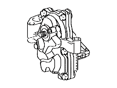 Toyota 15100-37020 Pump Assembly, Oil W/STR