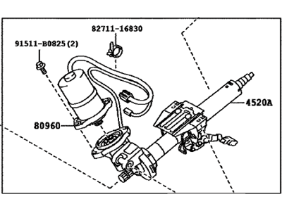 Toyota 45250-02890 Column Assembly