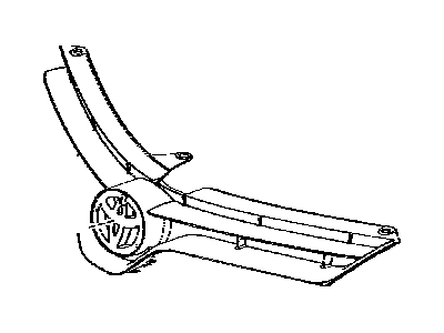 Toyota 53111-02760 Upper Grille