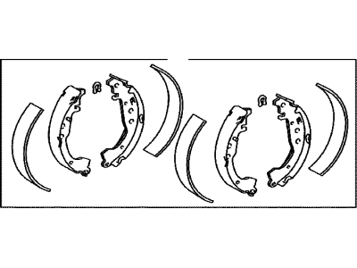 Toyota 04495-02212 Brake Shoes