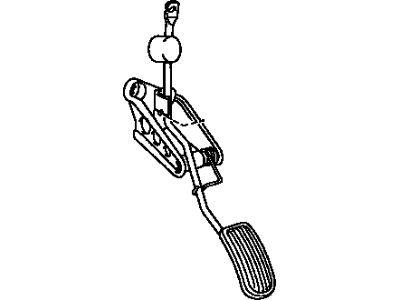 Toyota 78120-12050 Rod Assembly, Accelerator Pedal