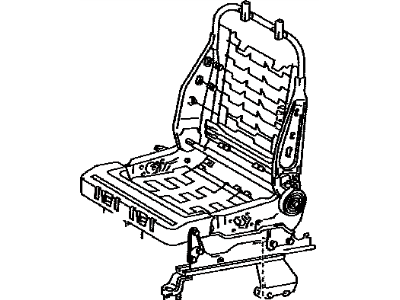 Toyota 71110-07020 Frame Assembly, Front Seat