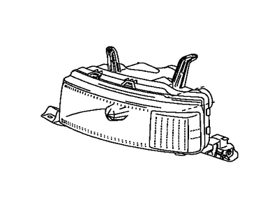 Toyota 81170-52440 Composite Headlamp