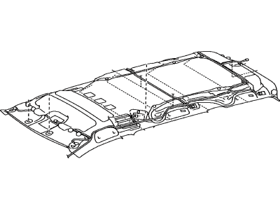 Toyota 63310-08951-B0 HEADLINING Assembly, Roof