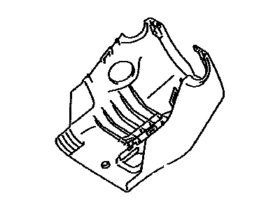 Toyota 45287-08030-C0 Lower Column Cover
