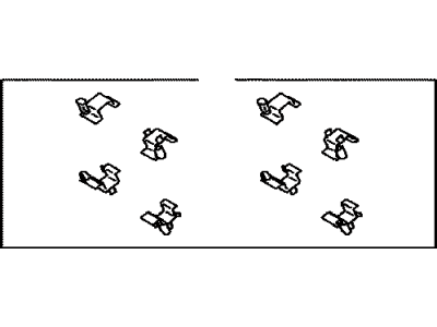 Toyota 04948-48050 Fitting Kit, Disc Bra