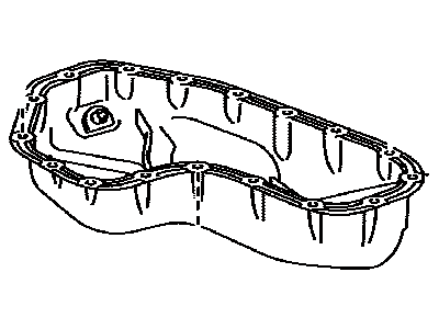 Toyota 12102-25010 Oil Pan