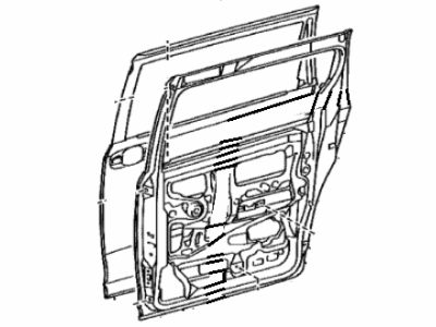 Toyota 67004-08111 Panel Sub-Assembly, SLID