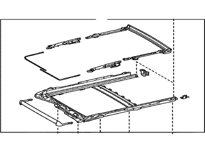 Toyota 63203-08030 Housing Sub-Assembly, Sl