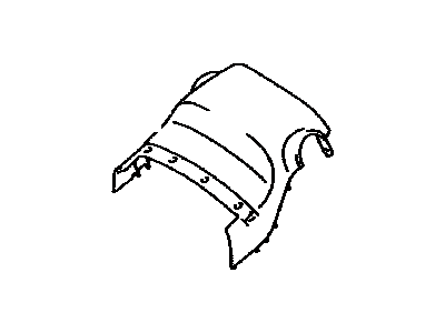 Toyota 45286-08030-C0 Upper Column Cover
