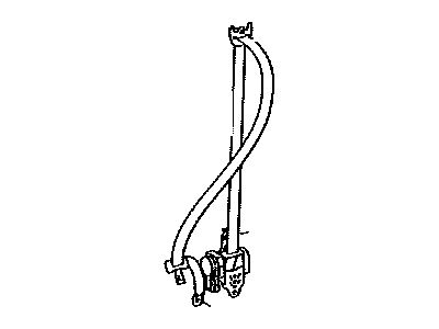Toyota 73210-08041-B1 Belt & Retractor