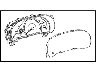 Toyota 83800-08A11 Instrument Cluster