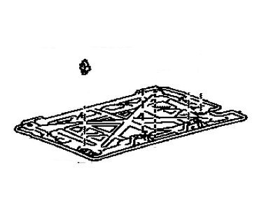Toyota 86117-08030 Display Unit Bracket