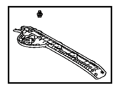 Toyota 63381-08050-B0 Rear Header Trim