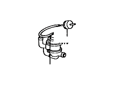 Toyota 90925-01009 Valve, Vacuum Transmitting