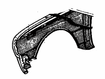 Toyota 53801-12420 Fender Sub-Assy, Front RH