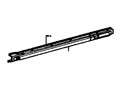 Toyota 61412-12901 Panel, Rocker, Outer LH