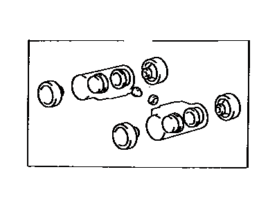 Toyota 04906-12040 Wheel Cylinder Overhaul Kit