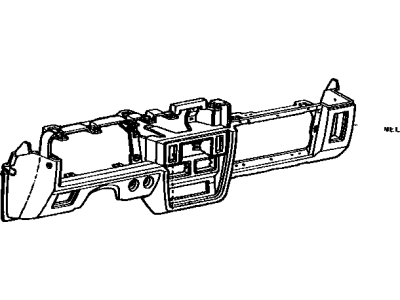 Toyota 55301-28020-04 Panel Sub-Assy, Instrument