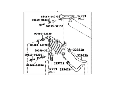 Toyota 32920-04020 Transmission Cooler