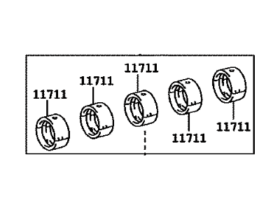 Toyota 11704-75033 Bearings