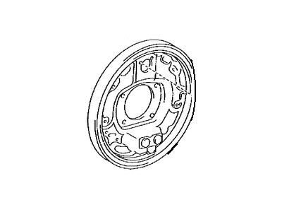 Toyota 47044-04030 Backing Plate