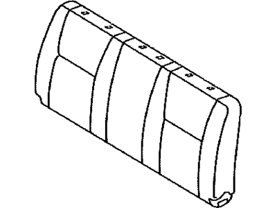 Toyota 71073-04511-B0 Seat Back Cover