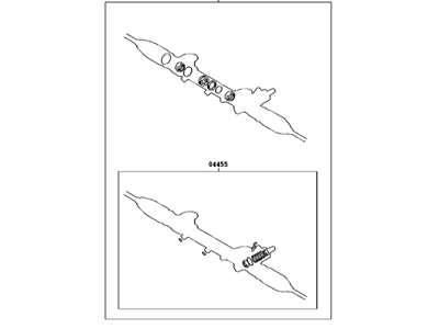 Toyota 04445-04030 Steering Gear Seal Kit