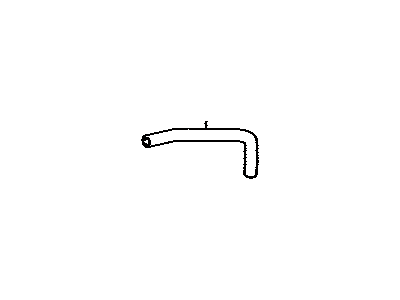 Toyota 16264-0P050 Hose, Water By-Pass
