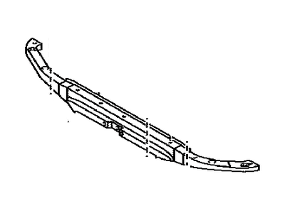 Toyota 53205-04011 Upper Tie Bar