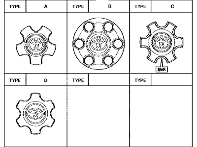 Toyota 4260B-04130 Center Cap