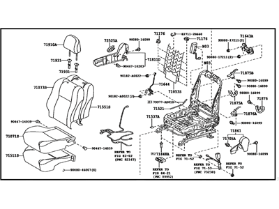 Toyota 71010-04180-B0 Seat Assembly, Front RH