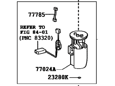 Toyota 77020-04061 Fuel Pump