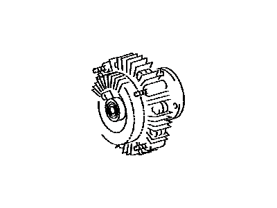 Toyota 16210-75110 Coupling Assembly, Fluid